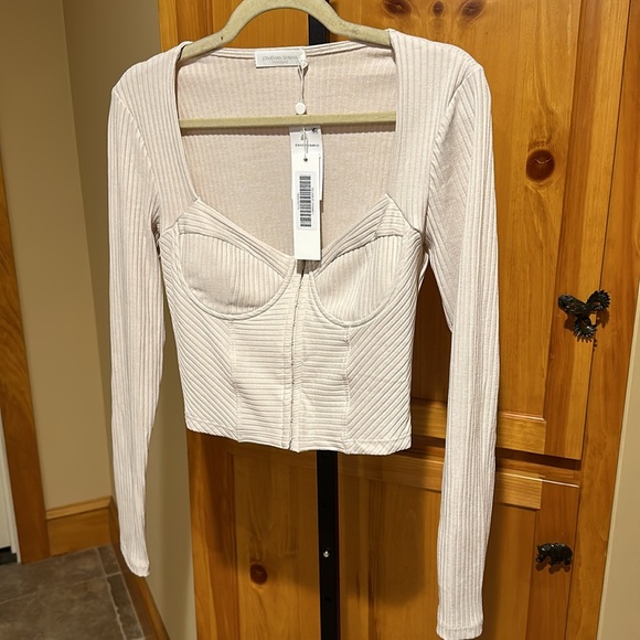 Jonathan Simkhai Zoella Top in Ceramic NEW - Picture 13 of 15